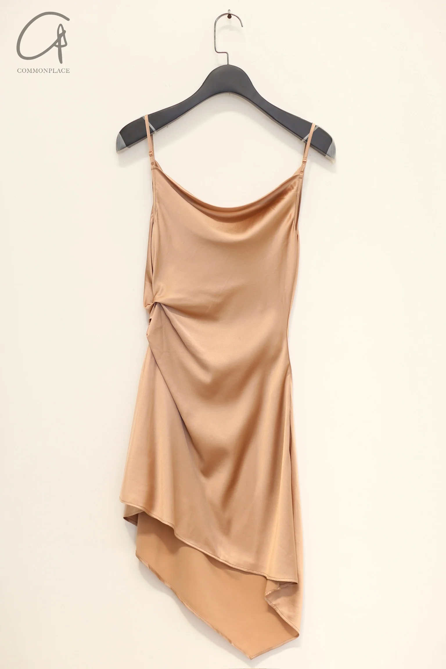 OUDE WAAG Swing collar dress OW-24SS-DS01 naked pink - Image 8