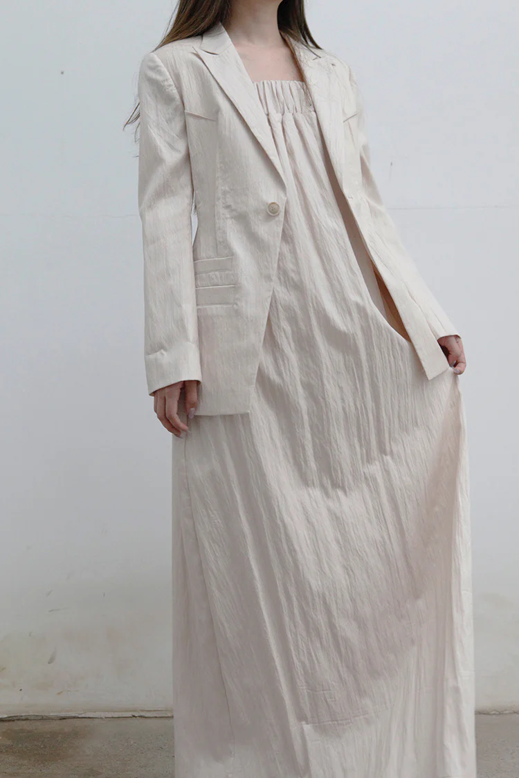 OUDE WAAG Tailored Bright Silk Suit OW-21AW-JK05PK210 - Image 4