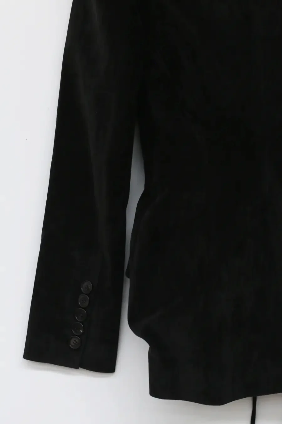 OUDE WAAG Tethered Velvet Waist Suit OW-21AW-JK07 Black - Image 14
