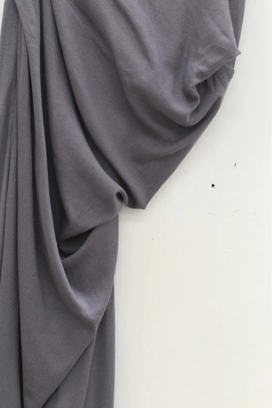 OUDE WAAG SK03 Series Threaded Draped Skirt OW-OW-23AW-SK03C1BU680-HUILAN Grey Blue - Image 9