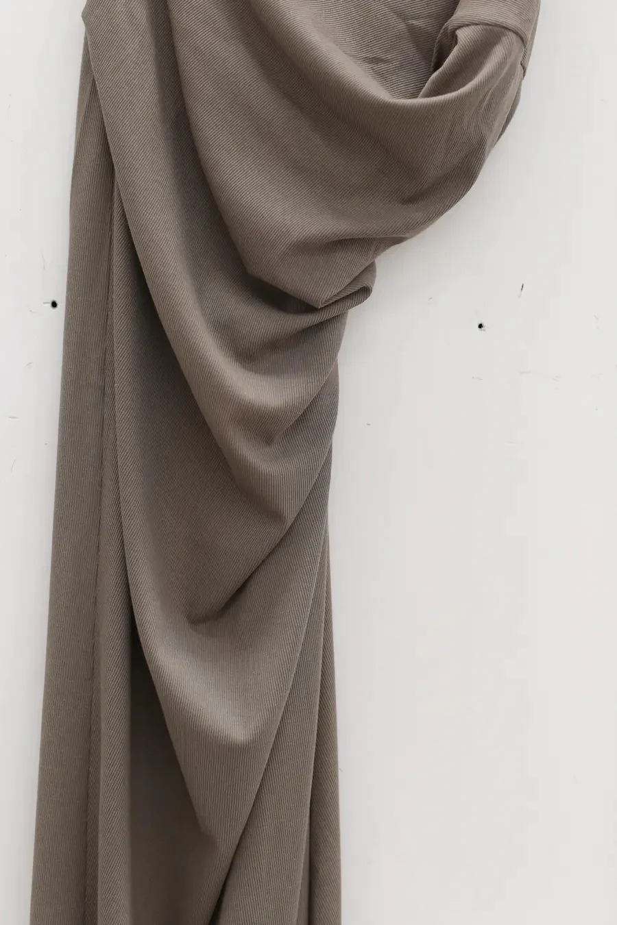 OUDE WAAG SK03 Series Threaded Draped Skirt OW-OW-23AW-SK03C1GR580-HUILV Grey Green - Image 10