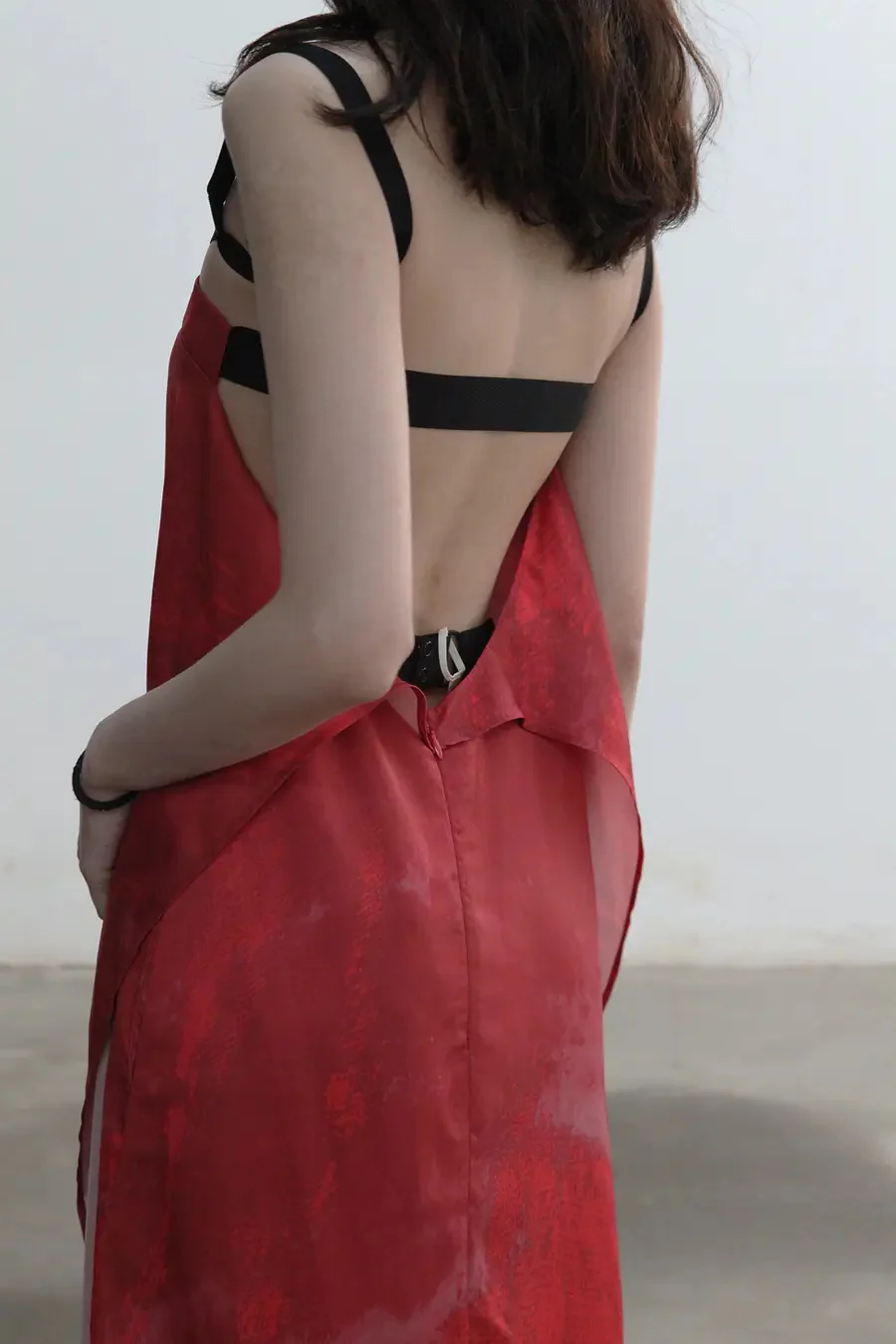OUDE WAAG Tube top double layer dress OW-20SS-DS04RE55 - Image 4