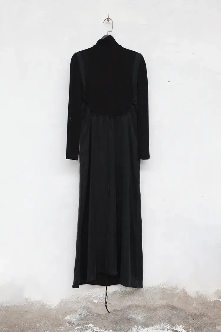 OUDE WAAG Turtleneck Knitted Drawstring Cupro Dress OW19AWDS05A POW2 - Image 7