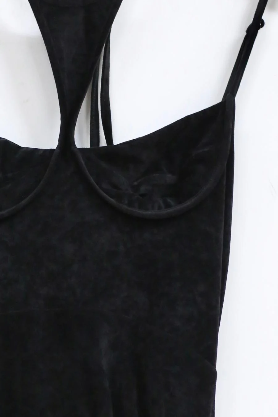 OUDE WAAG velvet halterneck drape print dress OW-22AW-DS03 black - Image 10
