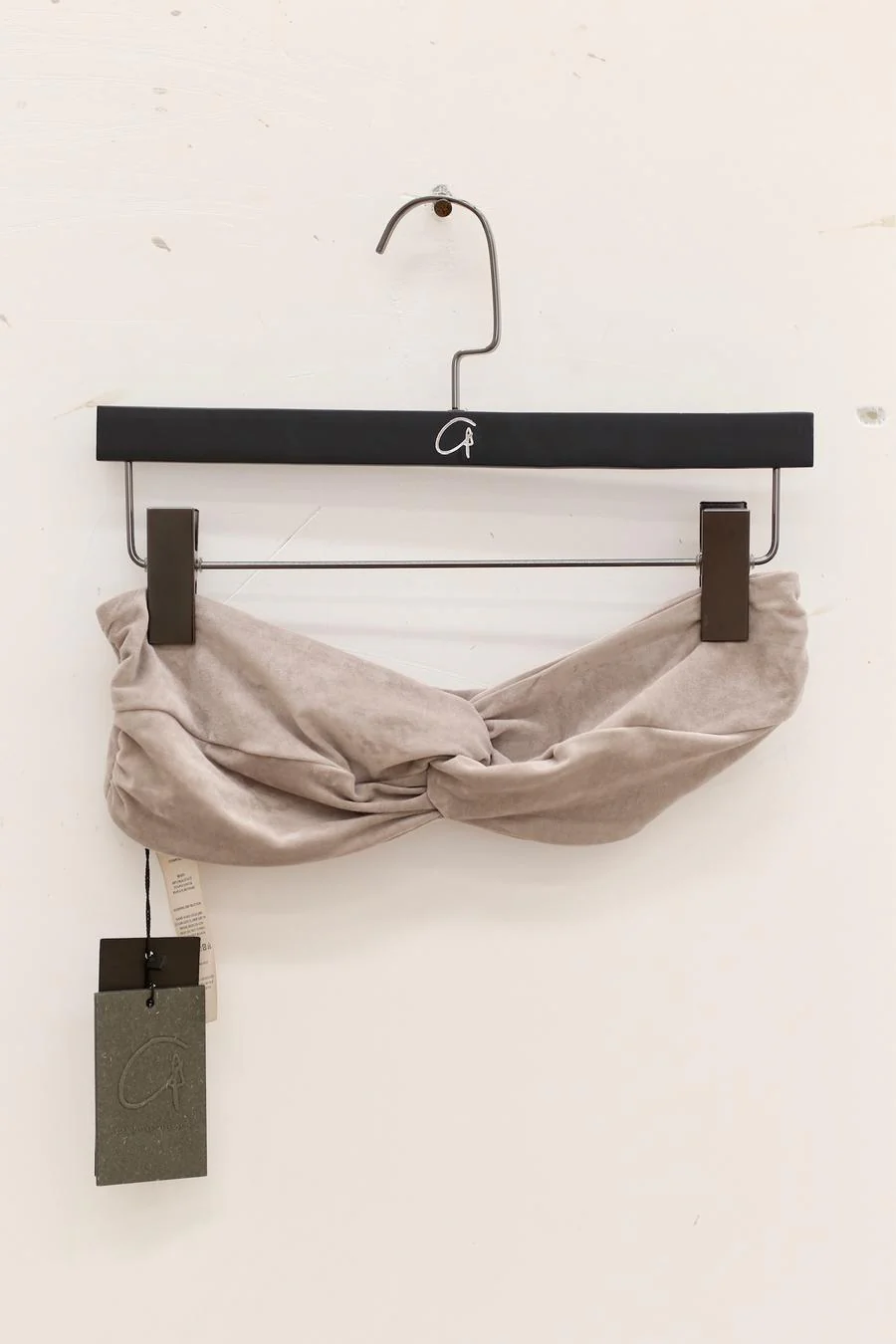OUDE WAAG Velvet Stretch Bandeau OW-22AW-AS10 Green Grey - Image 14