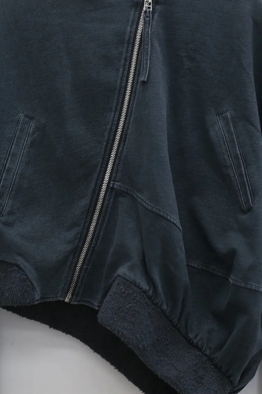 OUDE WAAG Washable Knit Drape Hoodie OW-23AW-TP06C1BU680 (OW-23AW-TP06) - Image 8
