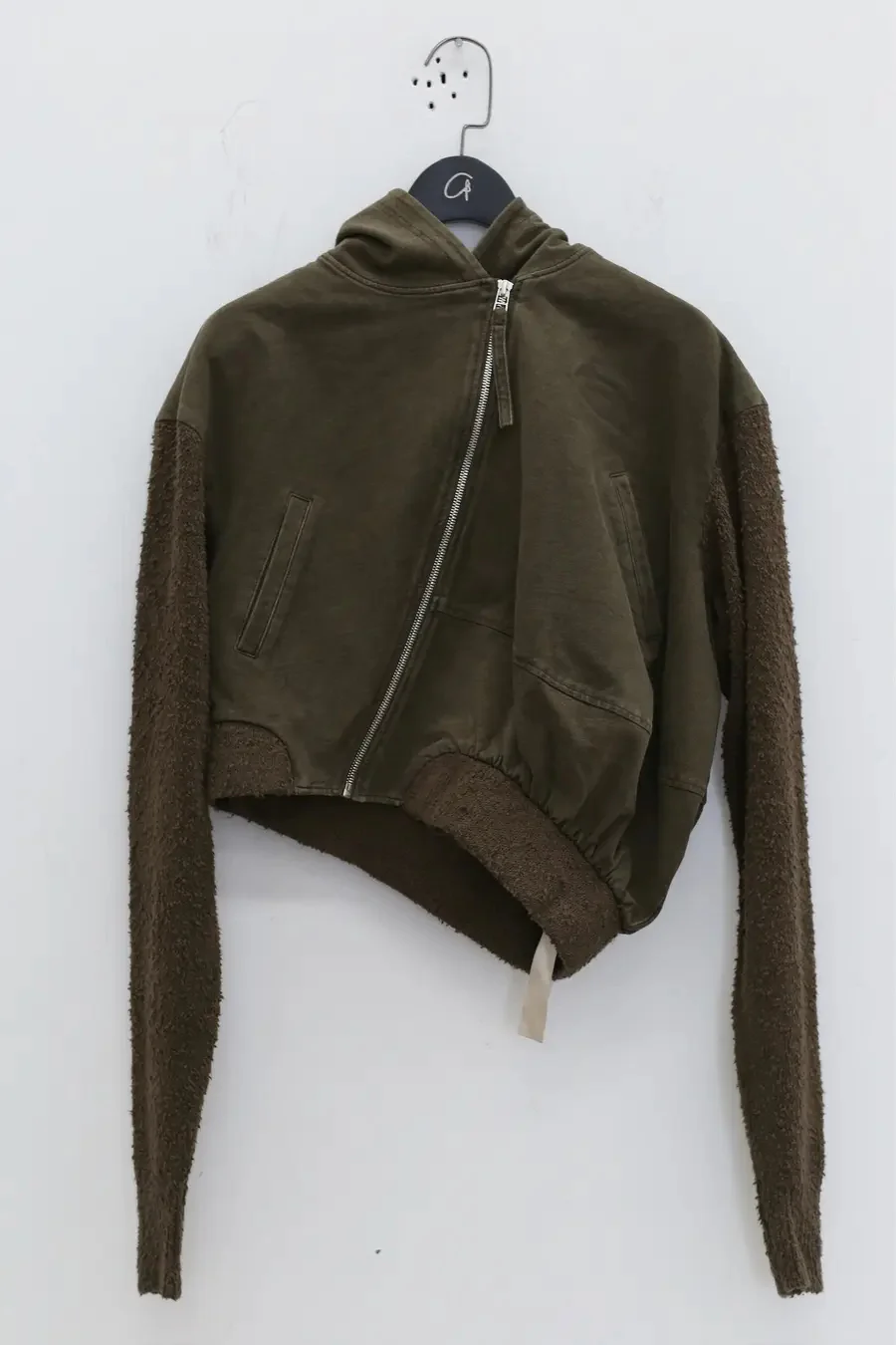 OUDE WAAG Washable Knit Drape Hoodie OW-23AW-TP06C1GR580 (OW-23AW-TP06) - Image 6