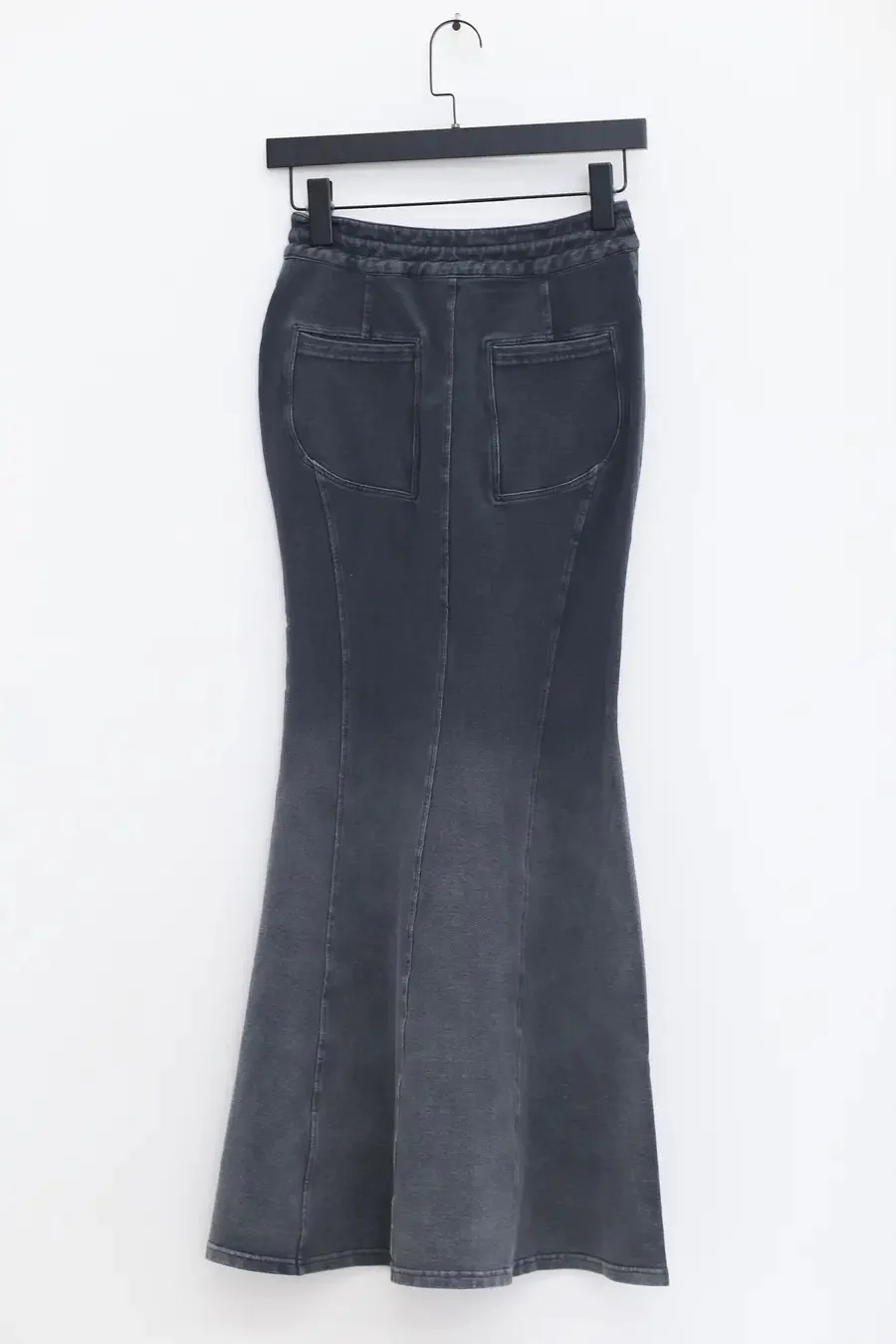 OUDE WAAG washed knitted fishtail skirt OW-OW-24SS-SK14-HUILAN gray blue - Image 8