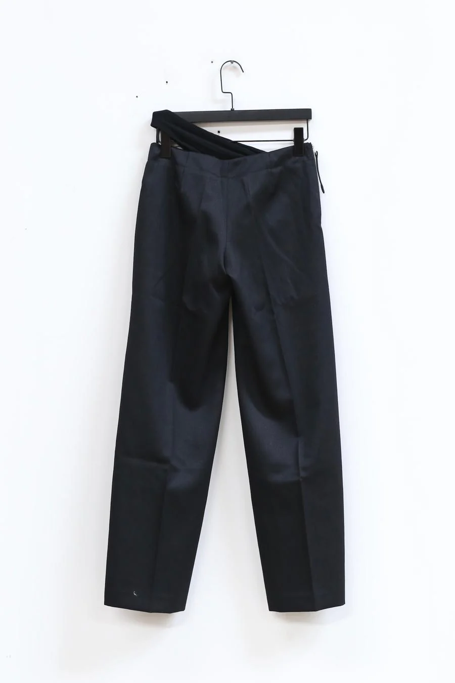 OUDE WAAG Wool Deconstructed Straight Pants OW-22AW-PT04 Black - Image 5