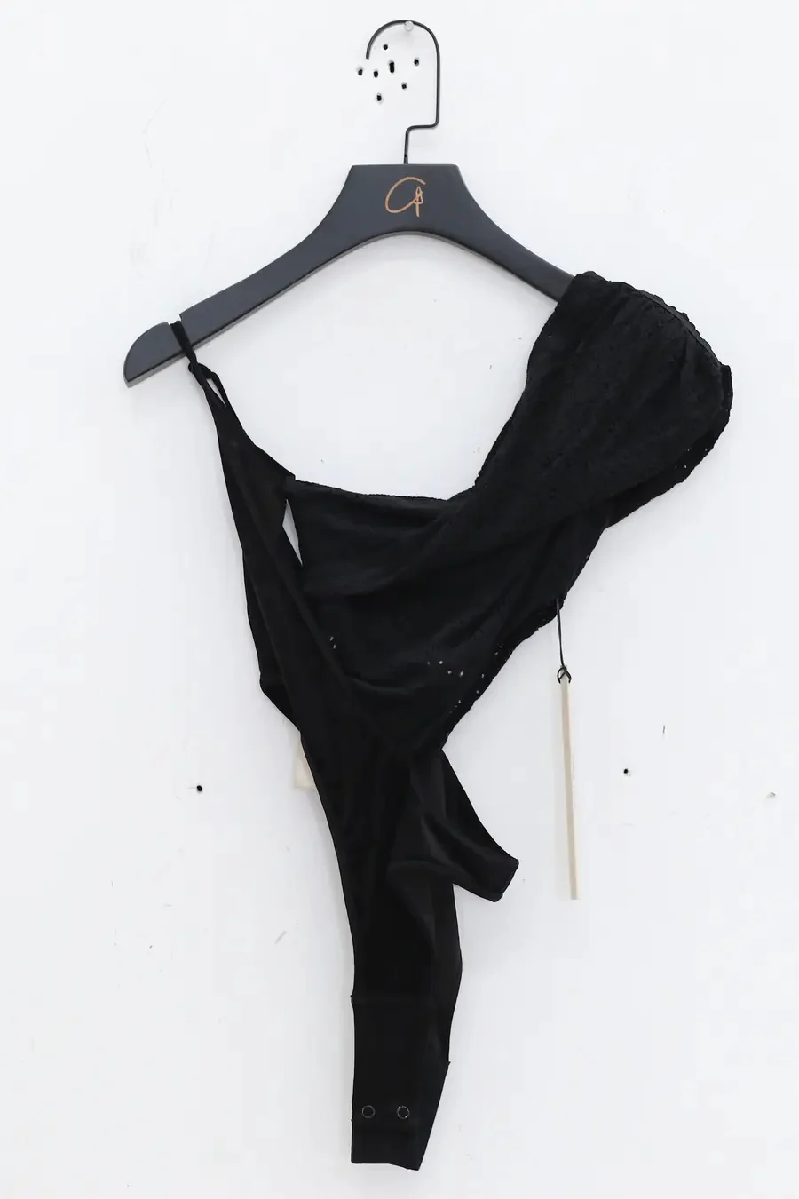 OUDE WAAG Wrap Shoulder Panel Bodysuit OW-23AW-BD02P1BL900 (OW-23AW-BD02) - Image 8
