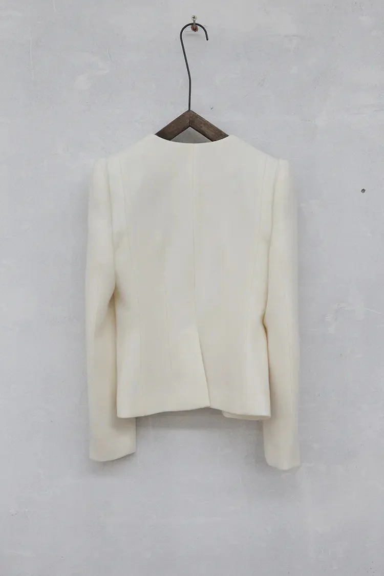 OUDE WAAG white shoulder twill wool suit OW19AWJK01 - Image 5