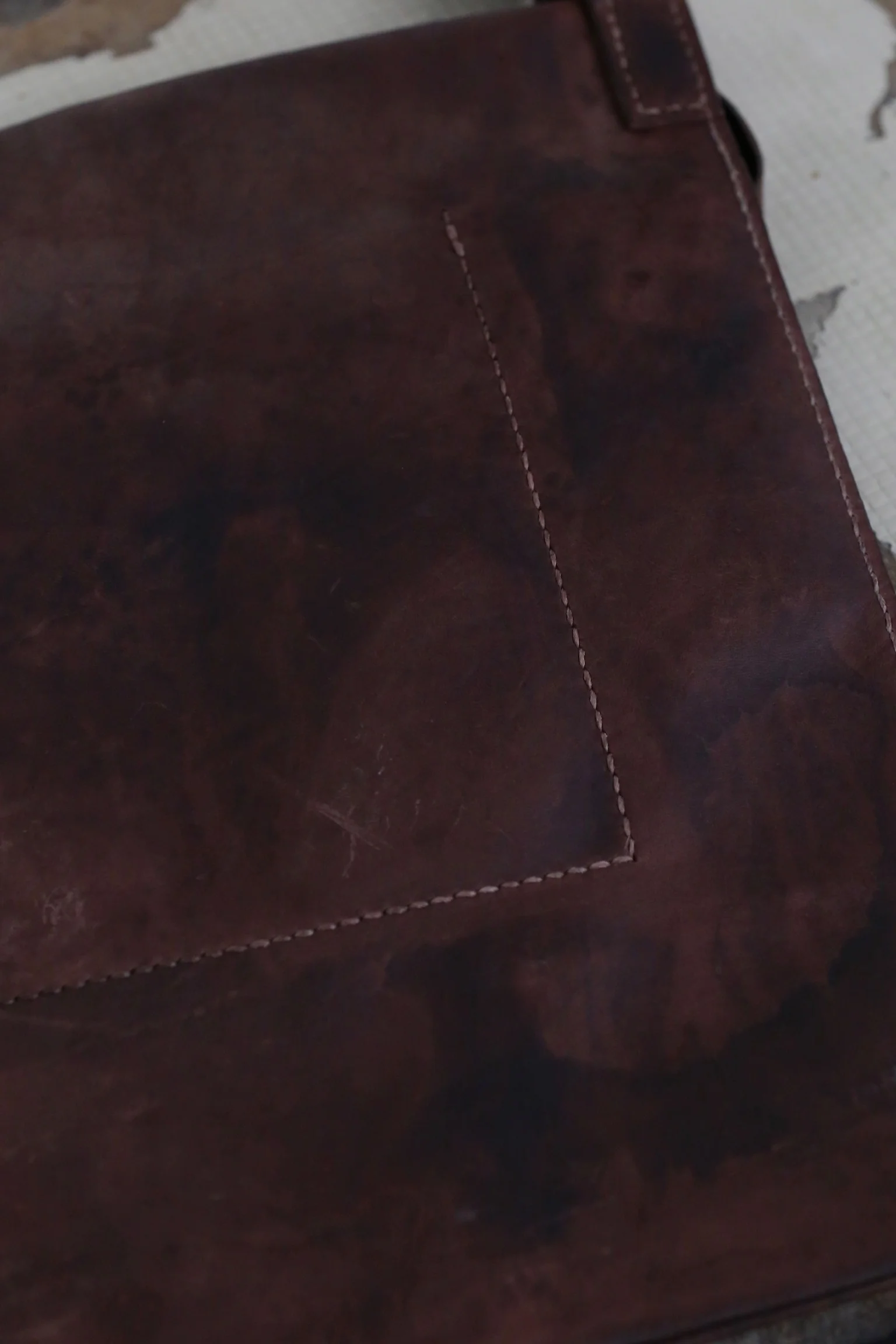 p.r.patterson horsehide backpack LEATHER HAVERSACK - Image 3