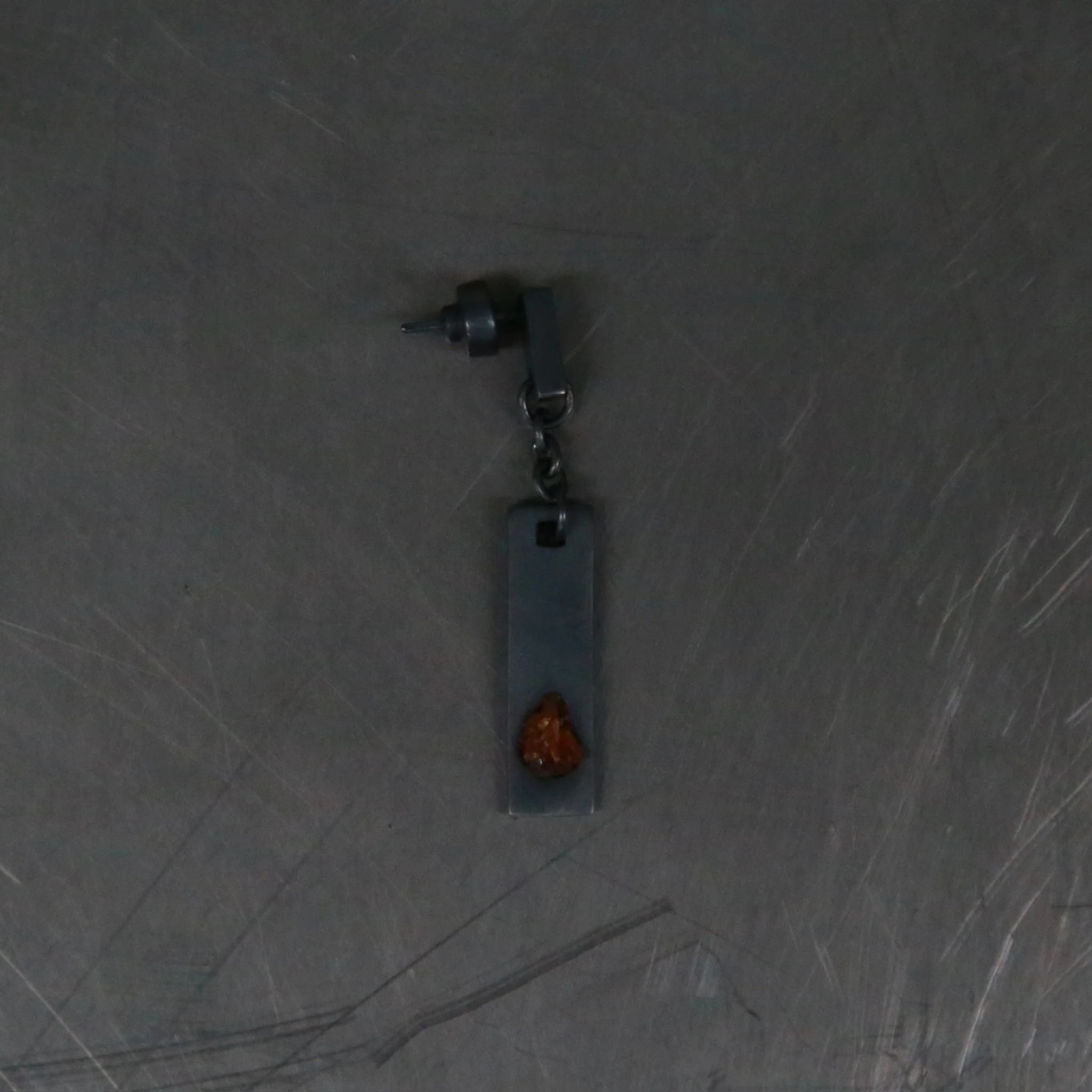 Parts of Four Amulet Plate Pendant Earrings PS4-R2435-111-KA+ZIN Black Oxide Sterling Silver + Zinc Ore (PS4-R2435-16) - Image 4