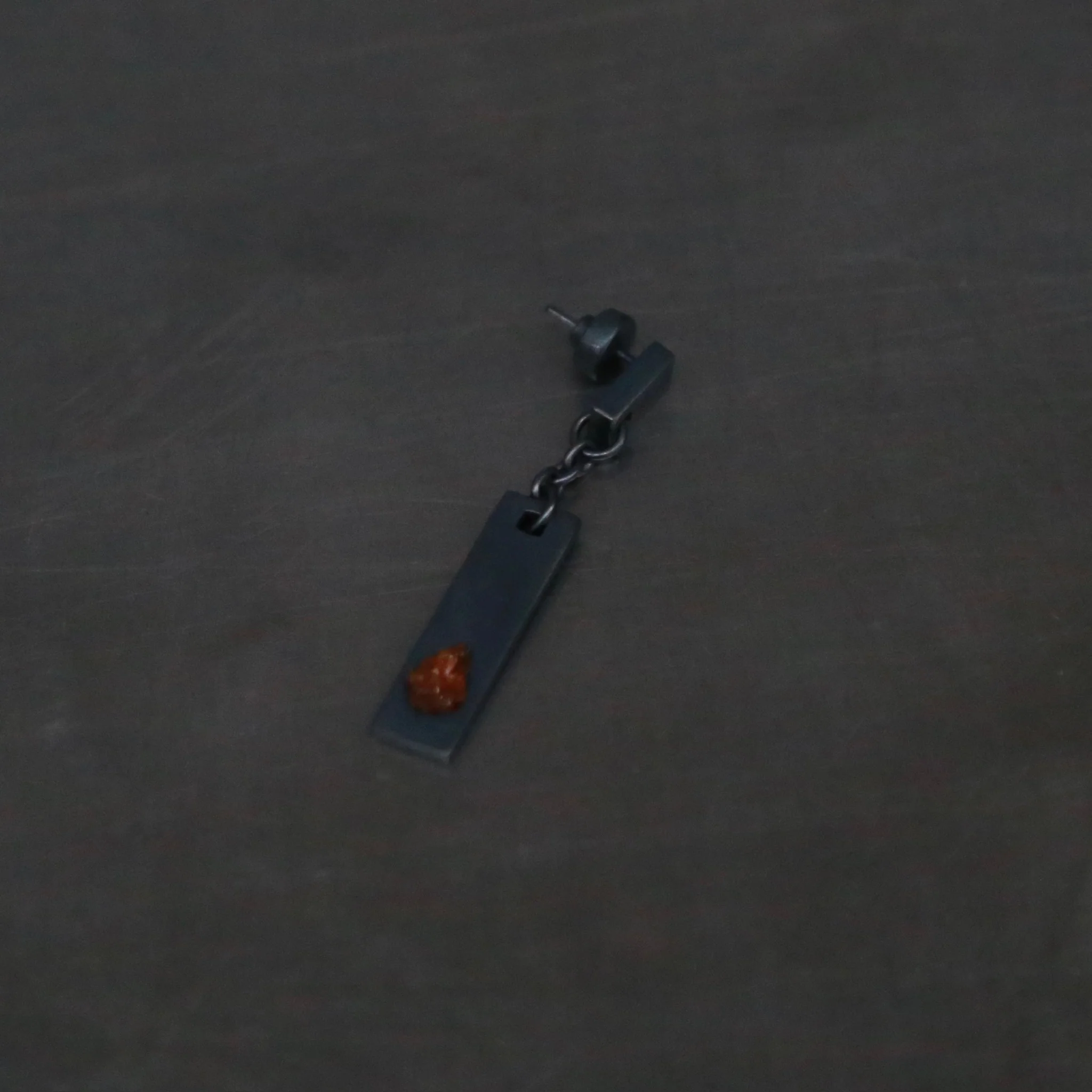 Parts of Four Amulet Plate Pendant Earrings PS4-R2435-111-KA+ZIN Black Oxide Sterling Silver + Zinc Ore (PS4-R2435-16) - Image 5