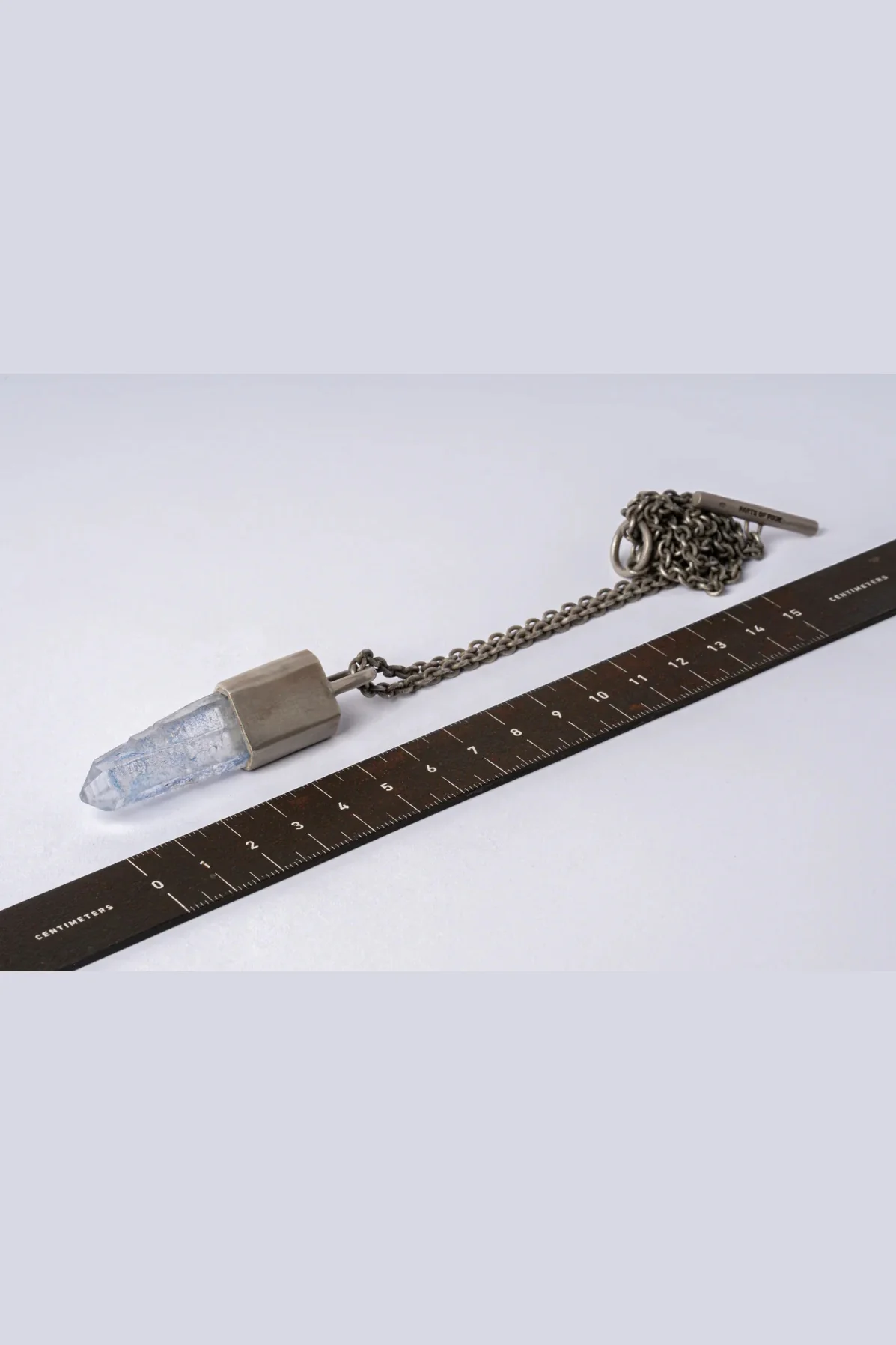 Parts of Four Blue Line Stone Amulet Necklace Z-706-DA+DUM PPOF41 - Image 9