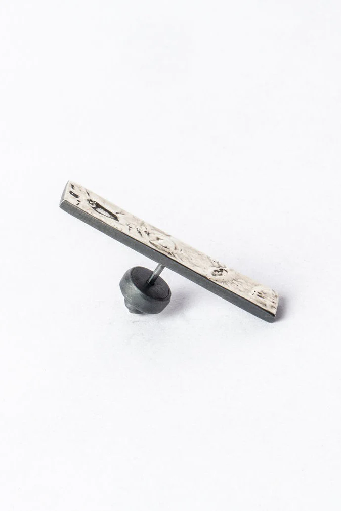 Parts of Four board earrings 34mm 1135-6-ka10kW PPOF5 - Image 7