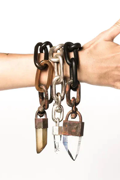 Parts of Four Charm Chain Bracelet 818-6-RAH+DR PPOF51 - Image 3