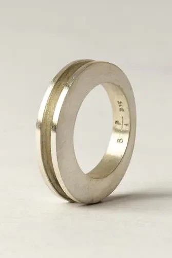 Parts of Four Crescent Groove Ring 4mm 1516-22-MA-5 PPOF49 - Image 3