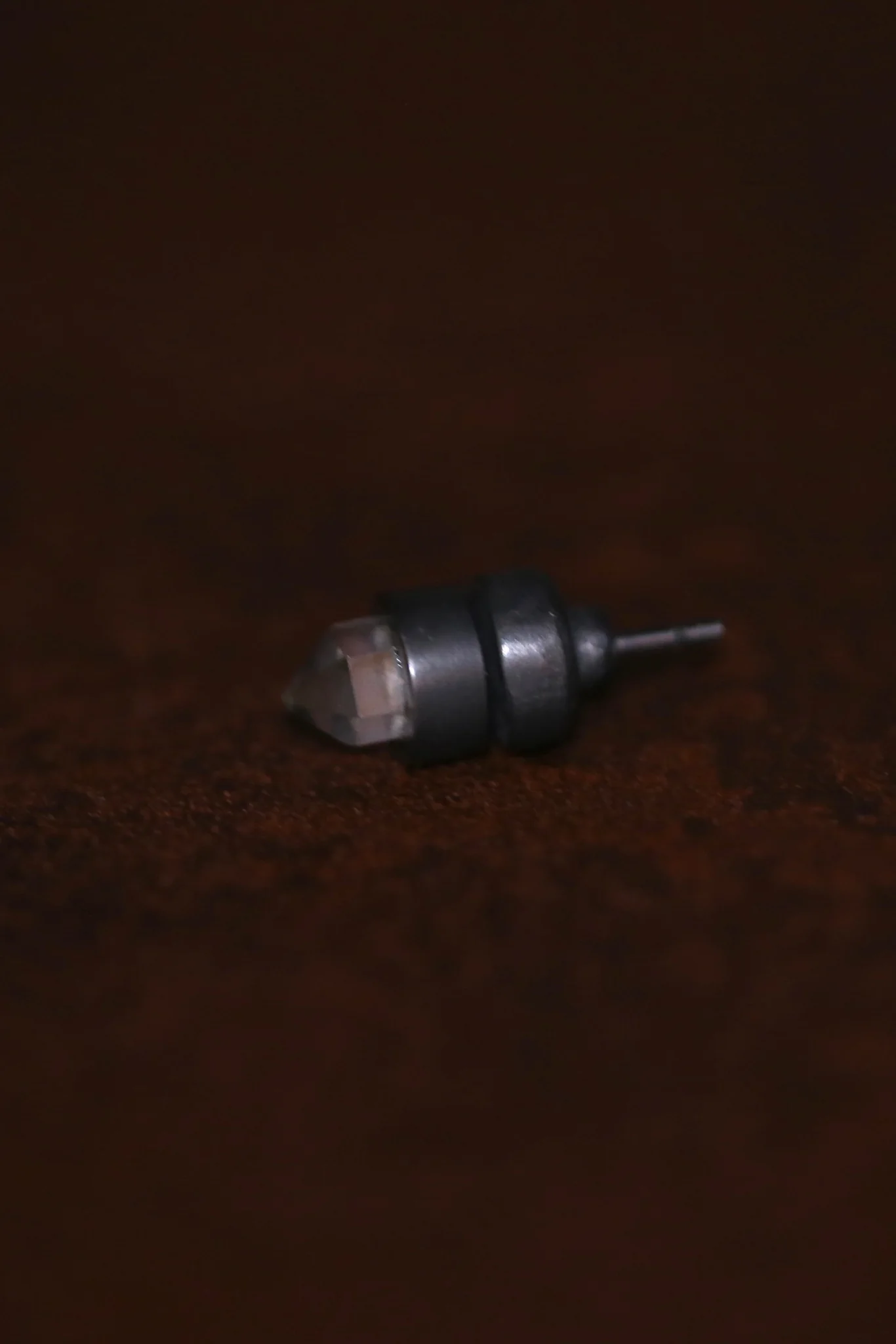 Parts of Four Stud Earrings Collection I Highly Handcrafted Natural Stone PS4-1935-4-KA+HER-HYHY Black Oxidized Silver+Crystal PPOF7 - Image 4
