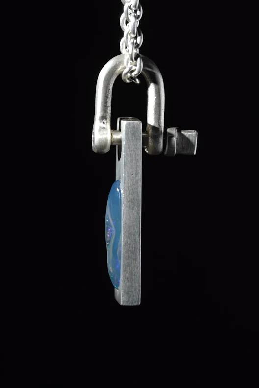 Parts of Four Flat Necklace (50cm, U-bolt Opal) Z-644-MA+OPL PPOF57 - Image 3