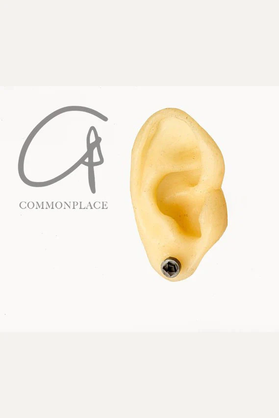 Parts of Four Stud Earrings Collection I Highly Handcrafted Natural Stone PS4-1235-6-KA+HER-HYHCY Black Oxidized Sterling Silver+Crystal PPOF7 - Image 12
