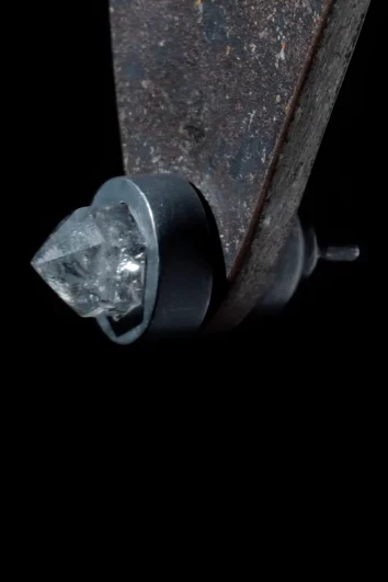 Parts of Four Stud Earrings Collection I Highly Handcrafted Natural Stone PS4-1235-6-KA+HER-HYHCY Black Oxidized Sterling Silver+Crystal PPOF7 - Image 2