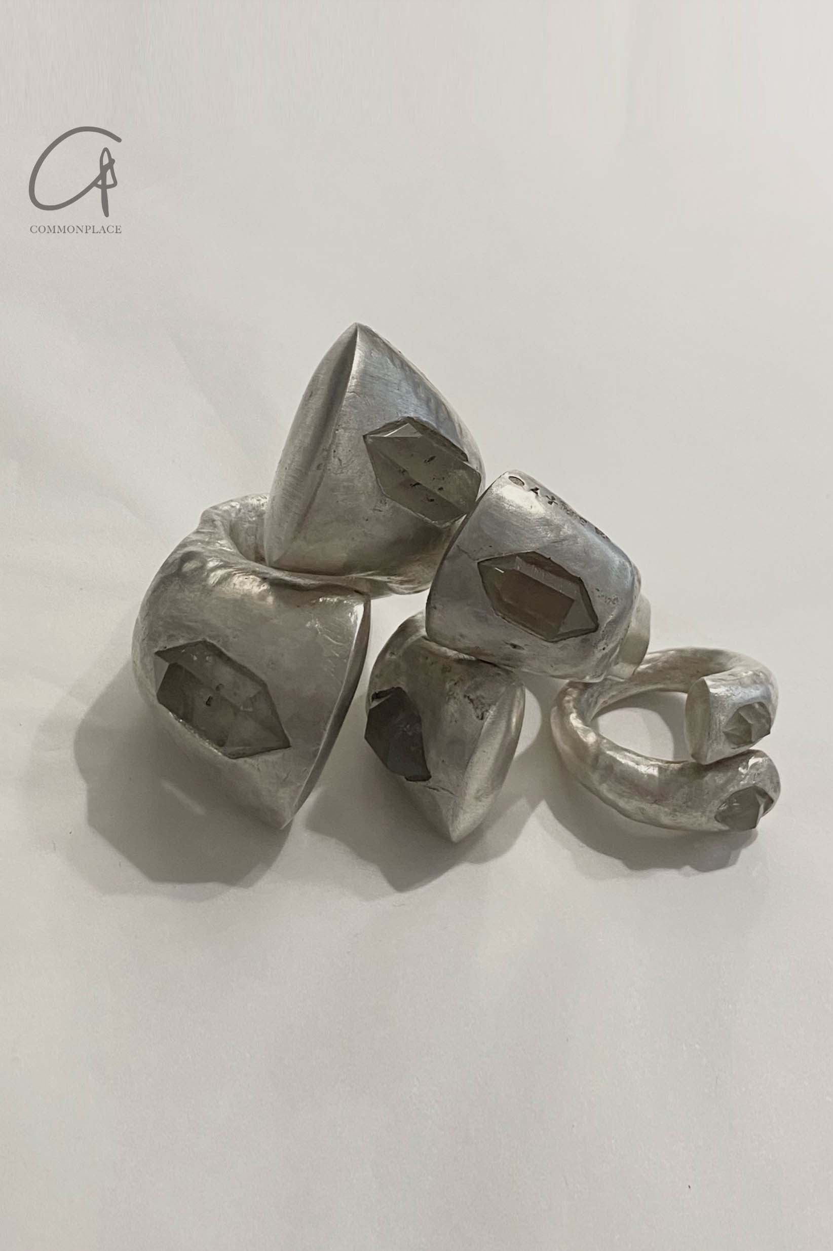 Parts of Four Giant Twisted Ring E1701-15-MA+HER PPOF25 - Image 13