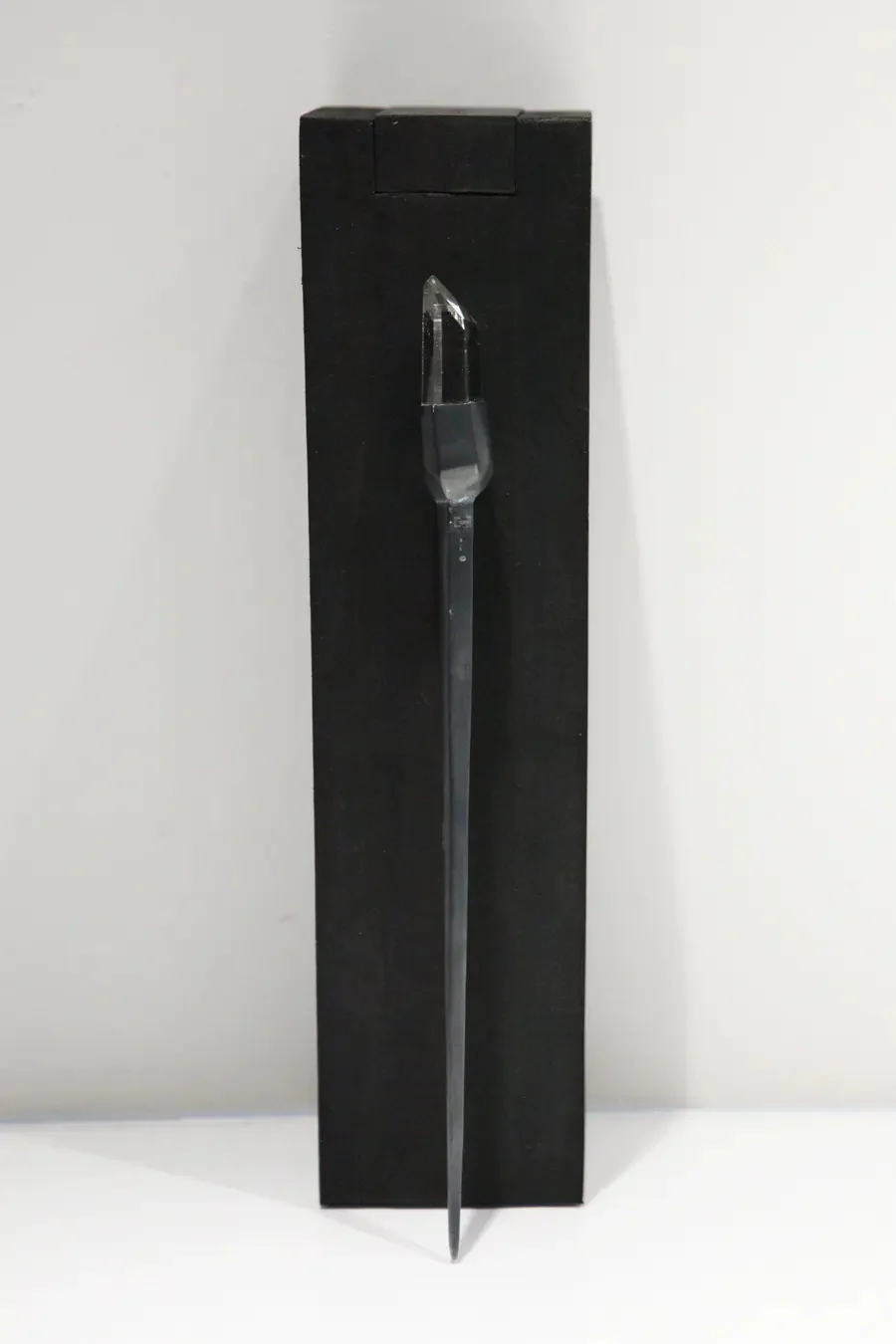 Parts of Four Chopstick Gem Hairpin Collection PS4-1236-2-KA+LEM-HYHCYLMLYSY Black Oxidized Sterling Silver+Lemurian Quartz PPOF4 - Image 4