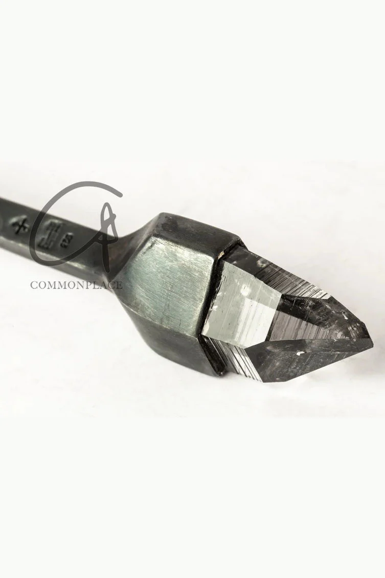 Parts of Four Chopstick Gem Hairpin Collection PS4-1236-2-KA+LEM-HYHCYLMLYSY Black Oxidized Sterling Silver+Lemurian Quartz PPOF4 - Image 6