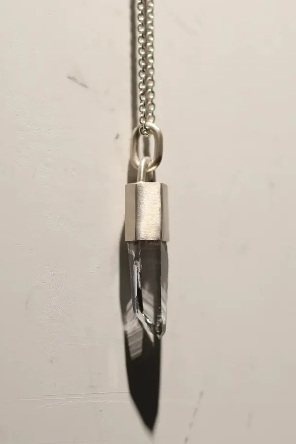 Parts of Four Lemurian Quartz Amulet Necklace Z-695-MA+LEM PPOF41 - Image 3