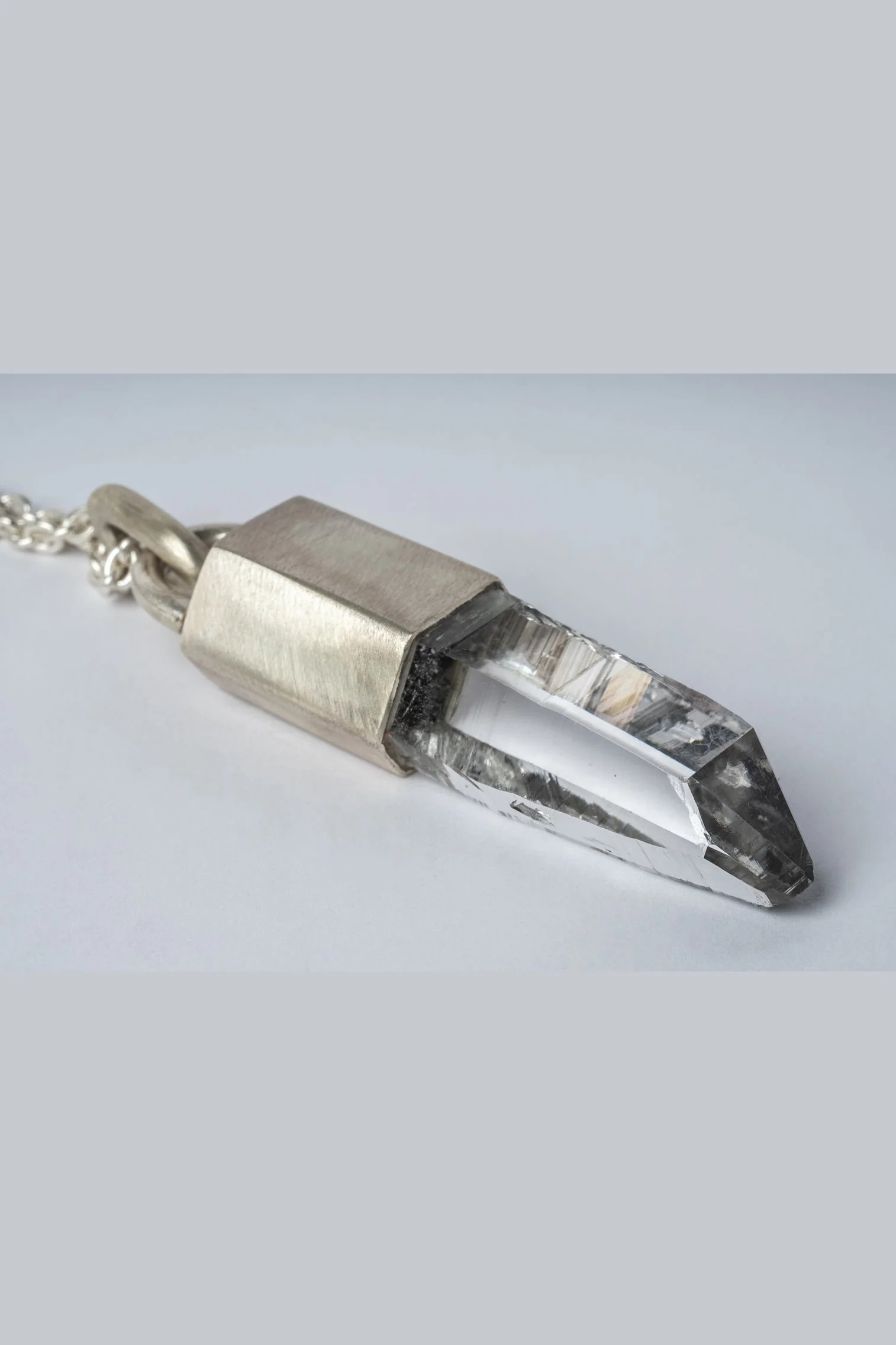 Parts of Four Lemurian Quartz Amulet Necklace Z-695-MA+LEM PPOF41 - Image 5