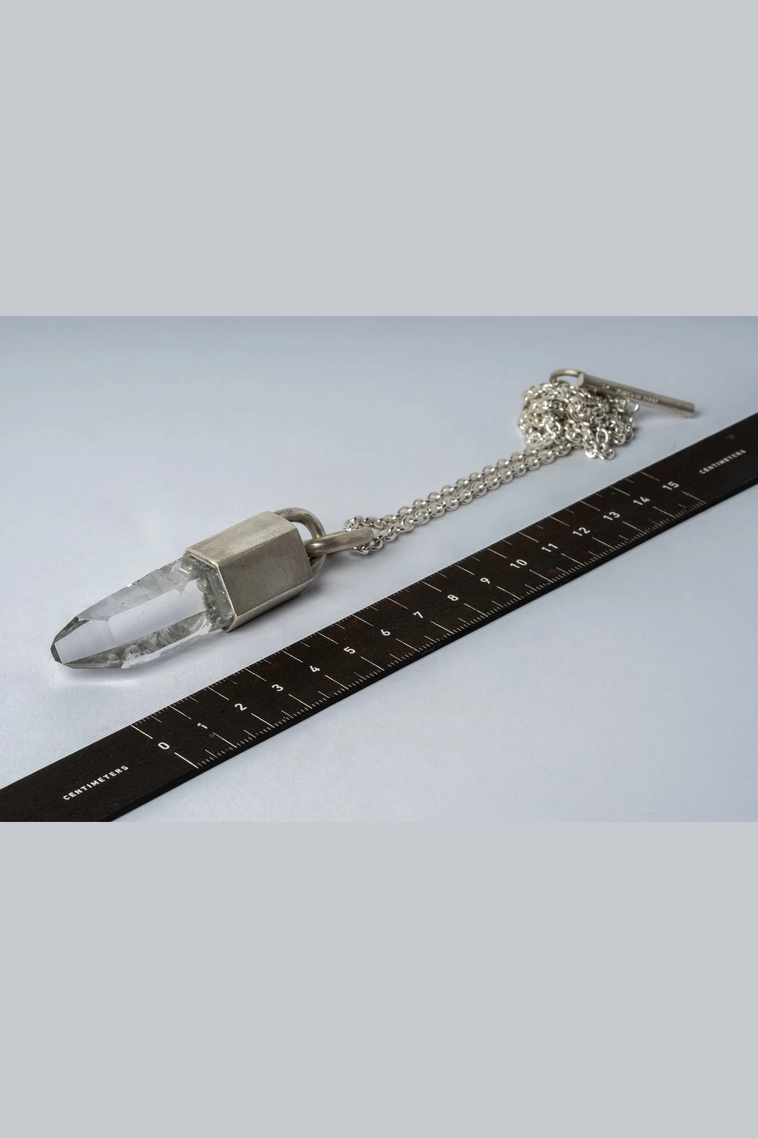 Parts of Four Lemurian Quartz Amulet Necklace Z-695-MA+LEM PPOF41 - Image 9
