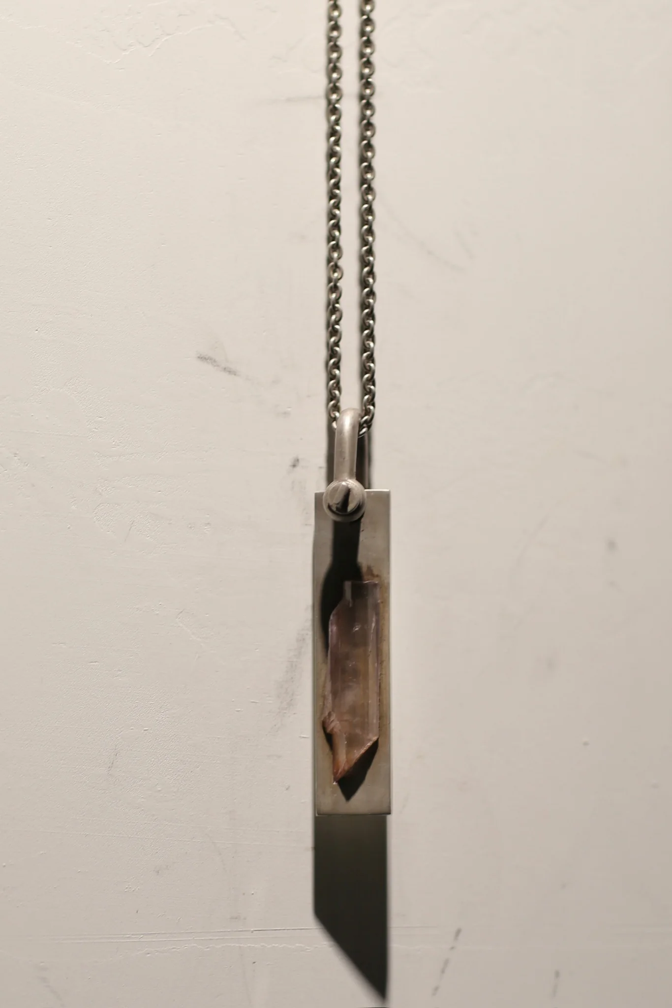 Parts of Four Plate Necklace (U-bolt variant, adaptive, pink Konsai stone) Z-638-DA+KUN PPOF57 - Image 3