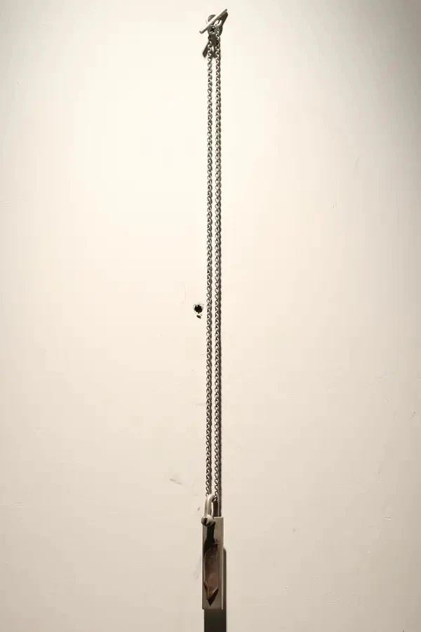 Parts of Four Plate Necklace (U-bolt variant, adaptive, pink Konsai stone) Z-638-DA+KUN PPOF57 - Image 5