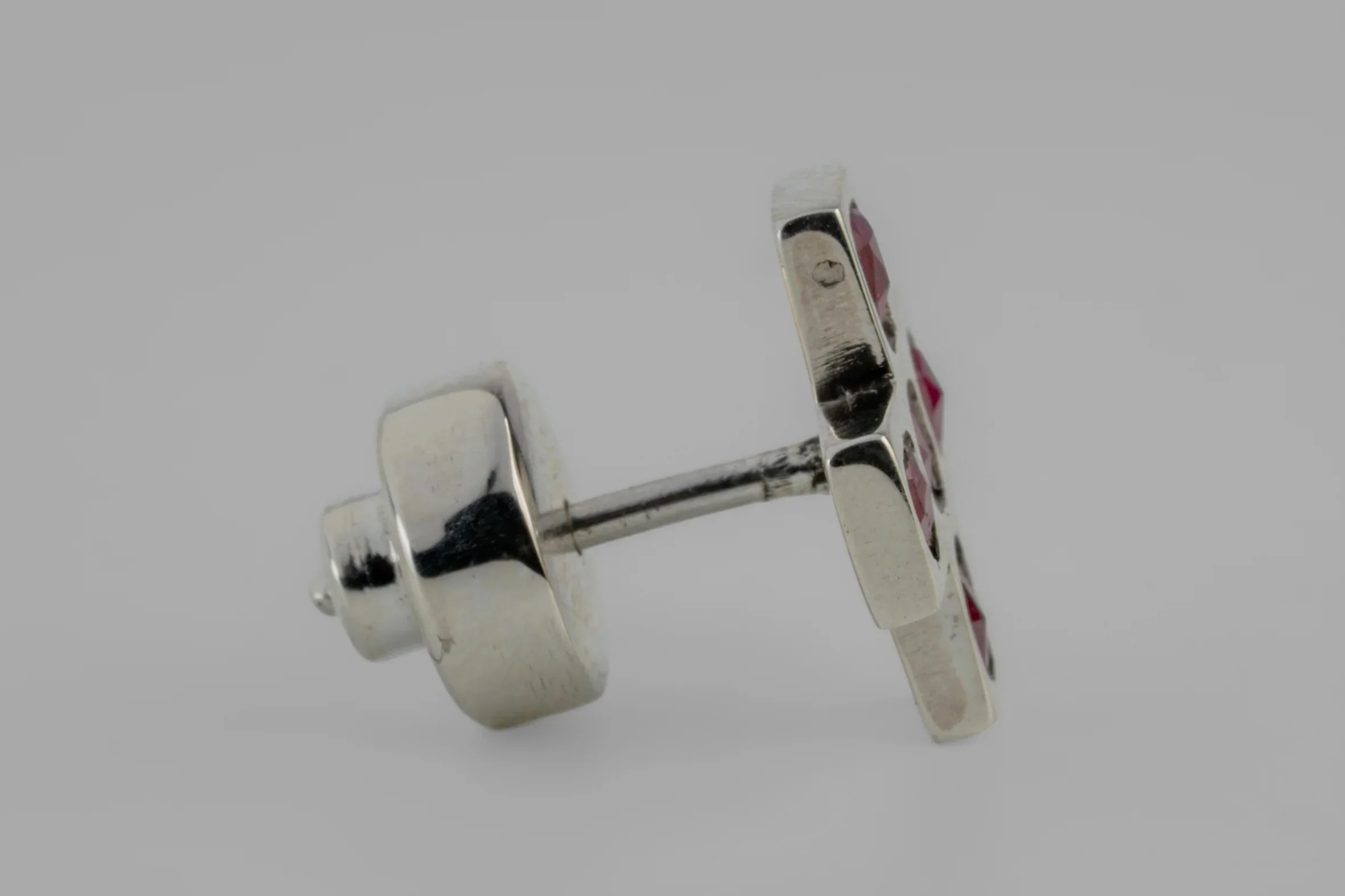 Parts of Four Plus Earring Collection II: Handcrafted Cross Earrings PS4-1135-11-PA+RUB (PS4-1135-11-MA) - Image 3