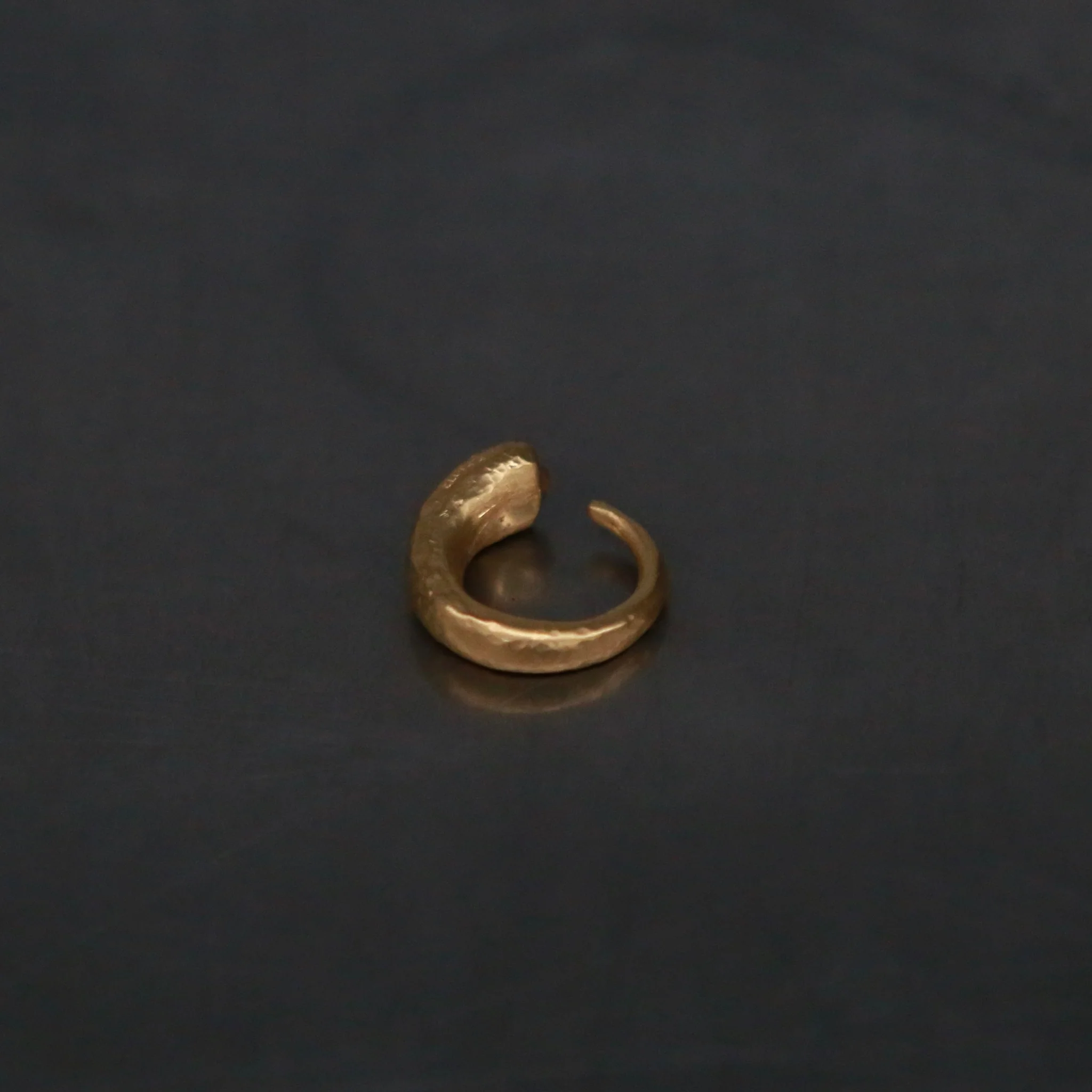 Parts of Four Ring, High-Quality Handcrafted, PS4-E1701-16-DG+HER, Brass Plated with 18k Gold + Herkimer Diamonds (E1601-9-MA) - Image 5