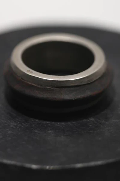 Parts of Four Rotator Ring Series Highly Handcrafted PS4-1128-1-DA+DR-ZCYRSHT9 9mm Dirty Sterling Silver+Burned Brass PPOF28 - Image 2