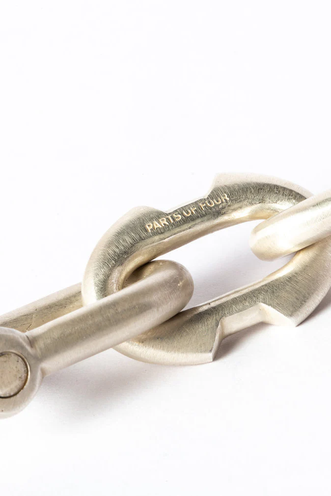 Parts of Four Small Decorative Link Charm Chain (40cm) 1030-4-AS PPOF43 - Image 4