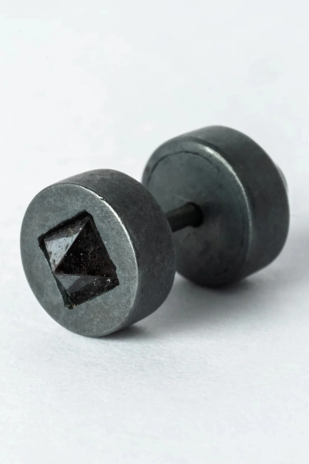 Parts of Four stud earrings (8mm, magnetite) 2235-8-KA+MAG PPOF59 - Image 5