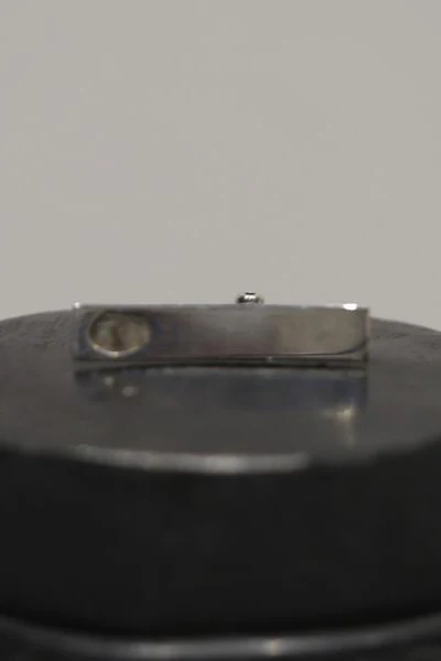 Parts of Four tablet earrings 0.2 CT, King Kong slate, 34mm 1035-7-PA+DIA PPOF5 - Image 5