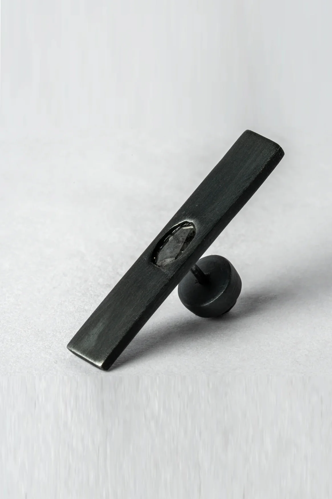 Parts of Four tablet earrings (0.2 CT, King Kong slate, 34mm) PS4-1135-7-KA+DIA-ZCYZSQPH PPOF5
