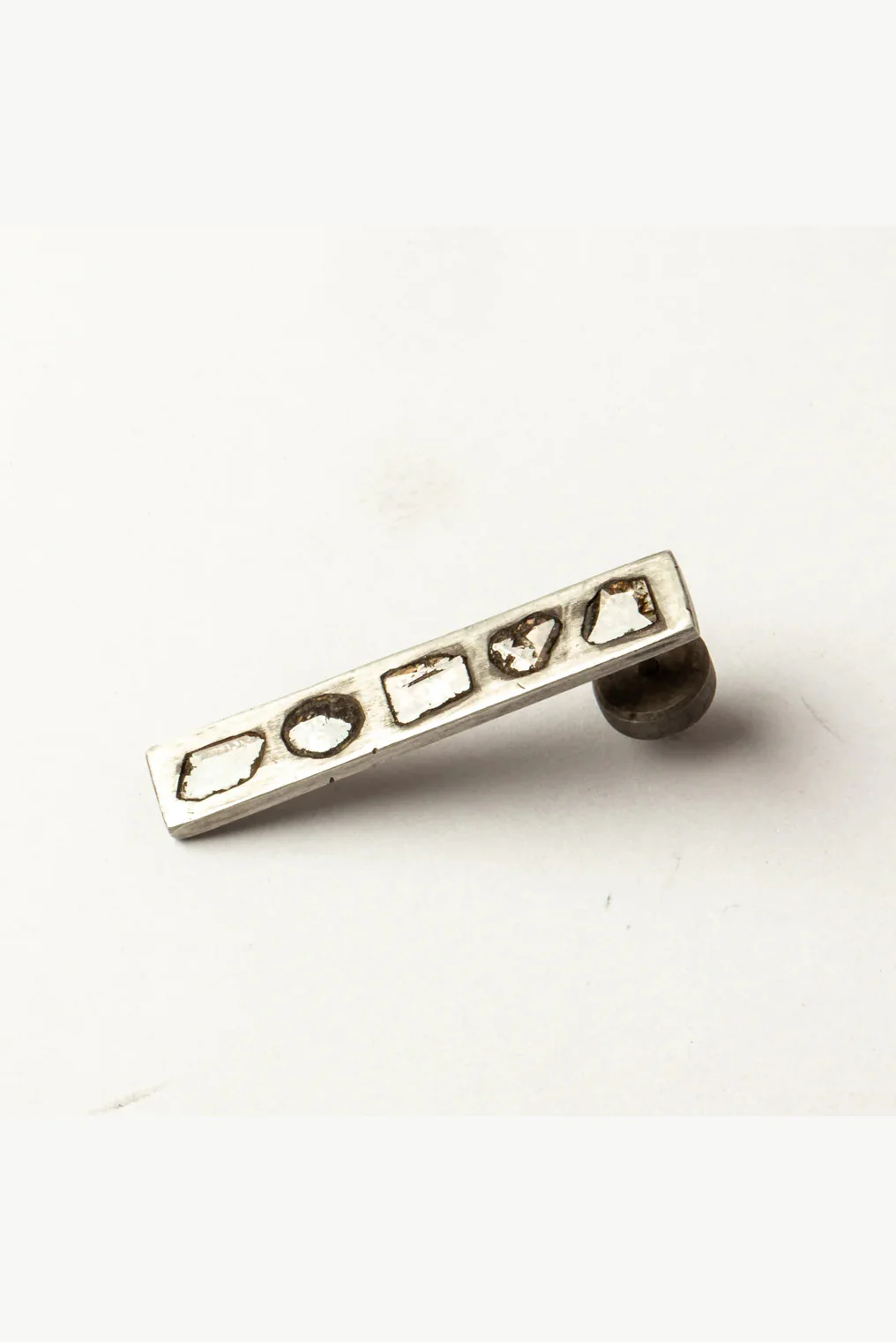 Parts of Four tablet earrings 0.6 CT, 6 rhombus plates, 34mm 1135-2-DA+DIA PPOF5 - Image 5