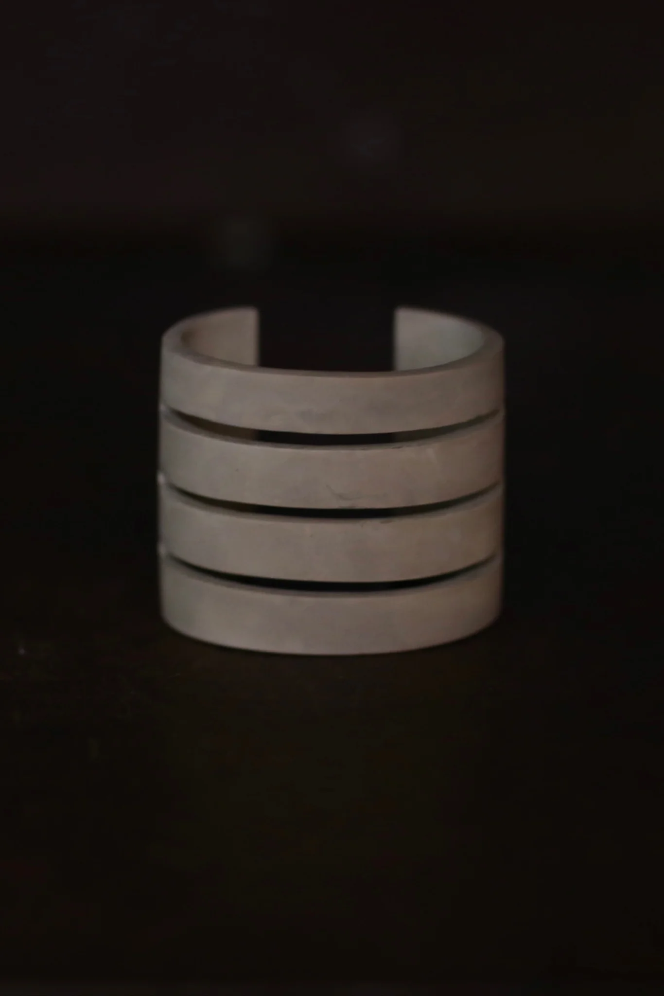 Parts of Four Spine Bracelet Collection Highly Handcrafted PS4-608-6-UAS-CSY 60mm Super Acid Silver PPOF20 - Image 3