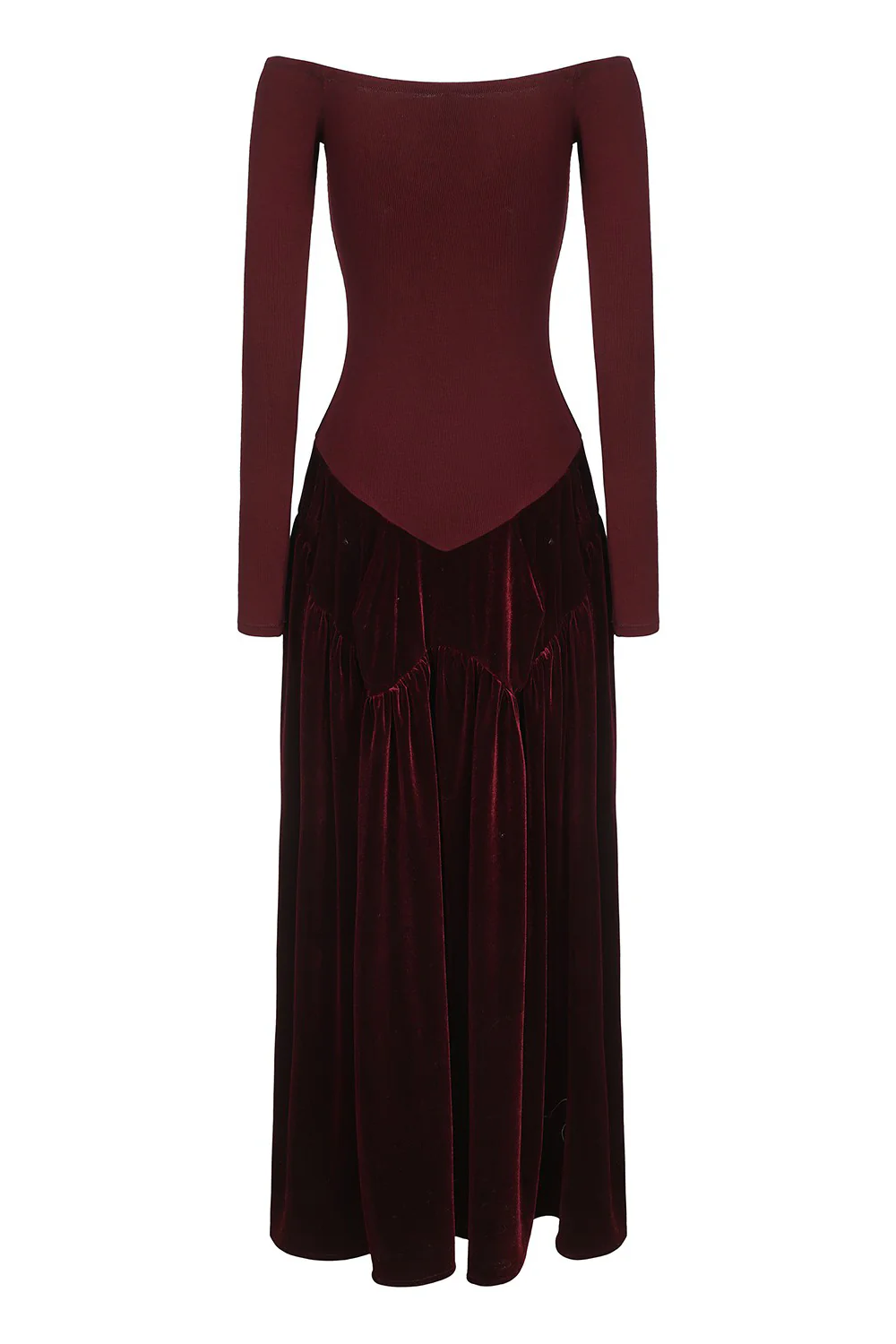 Peng Tai 24 Autumn and Winter One Shoulder Maxi Dress PT-PTW24C03-1 - Image 4