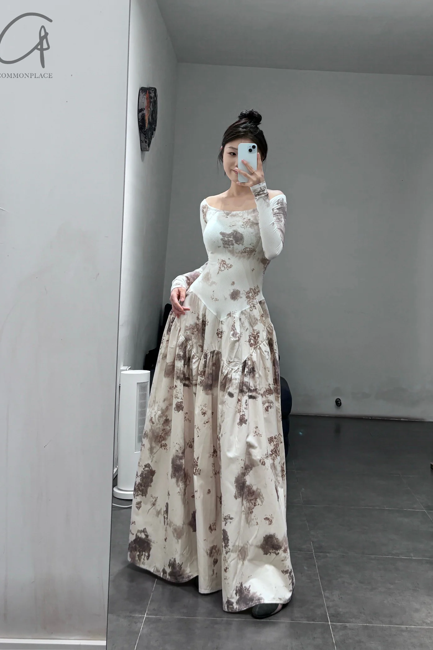 Peng Tai 24 Autumn and Winter One Shoulder Maxi Dress PT-PTW24C03-3 - Image 28