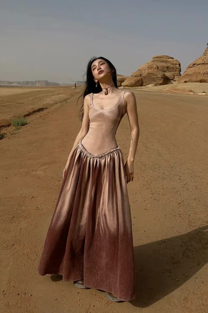 Peng Tai 24 Autumn and Winter Plus Velvet Denim Volume Long Skirt PT-PTW24C19-2-TSHONG - Image 11