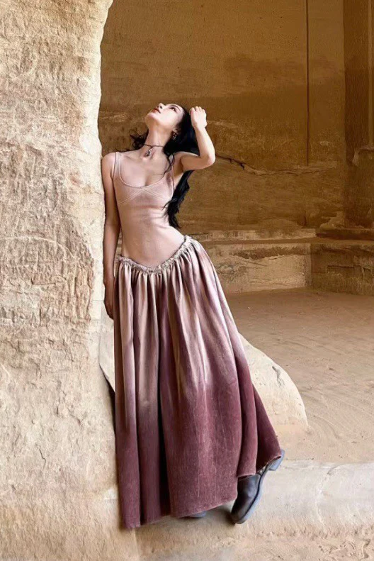 Peng Tai 24 Autumn and Winter Plus Velvet Denim Volume Long Skirt PT-PTW24C19-2-TSHONG - Image 13