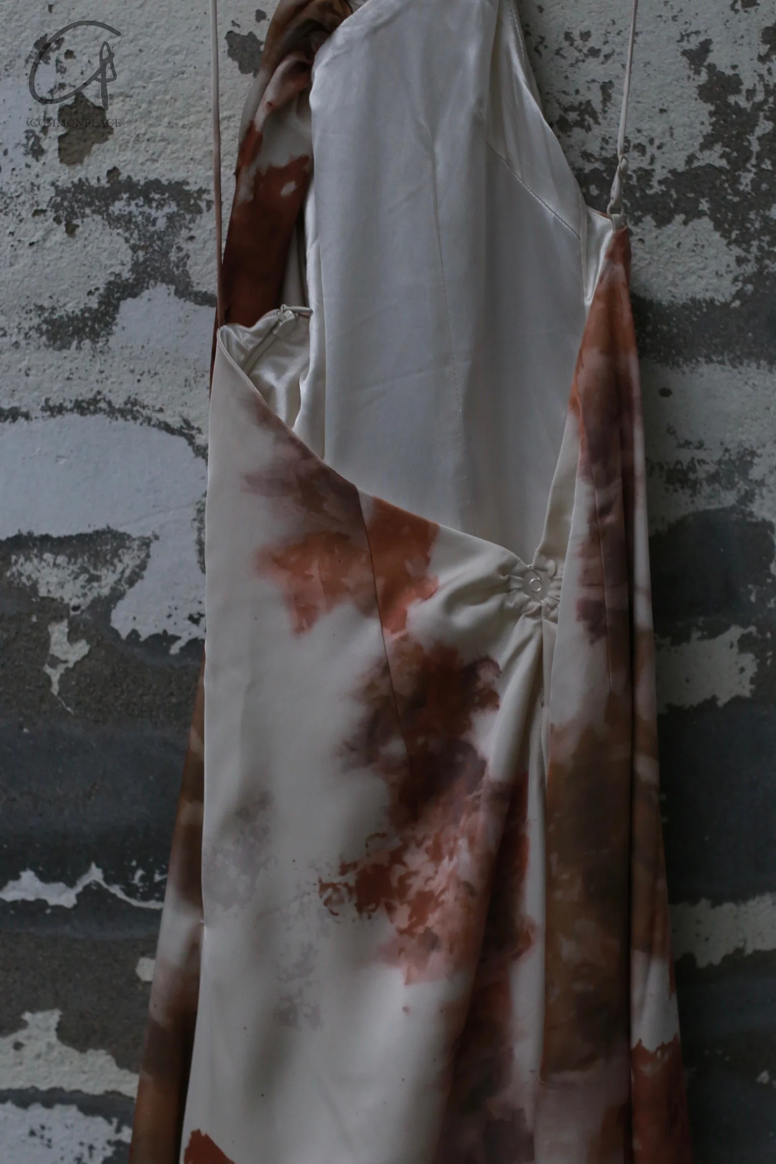 Peng Tai 24 Autumn and Winter Printed Asymmetric Floral Dress PT-PTW24C13-1 - Image 3