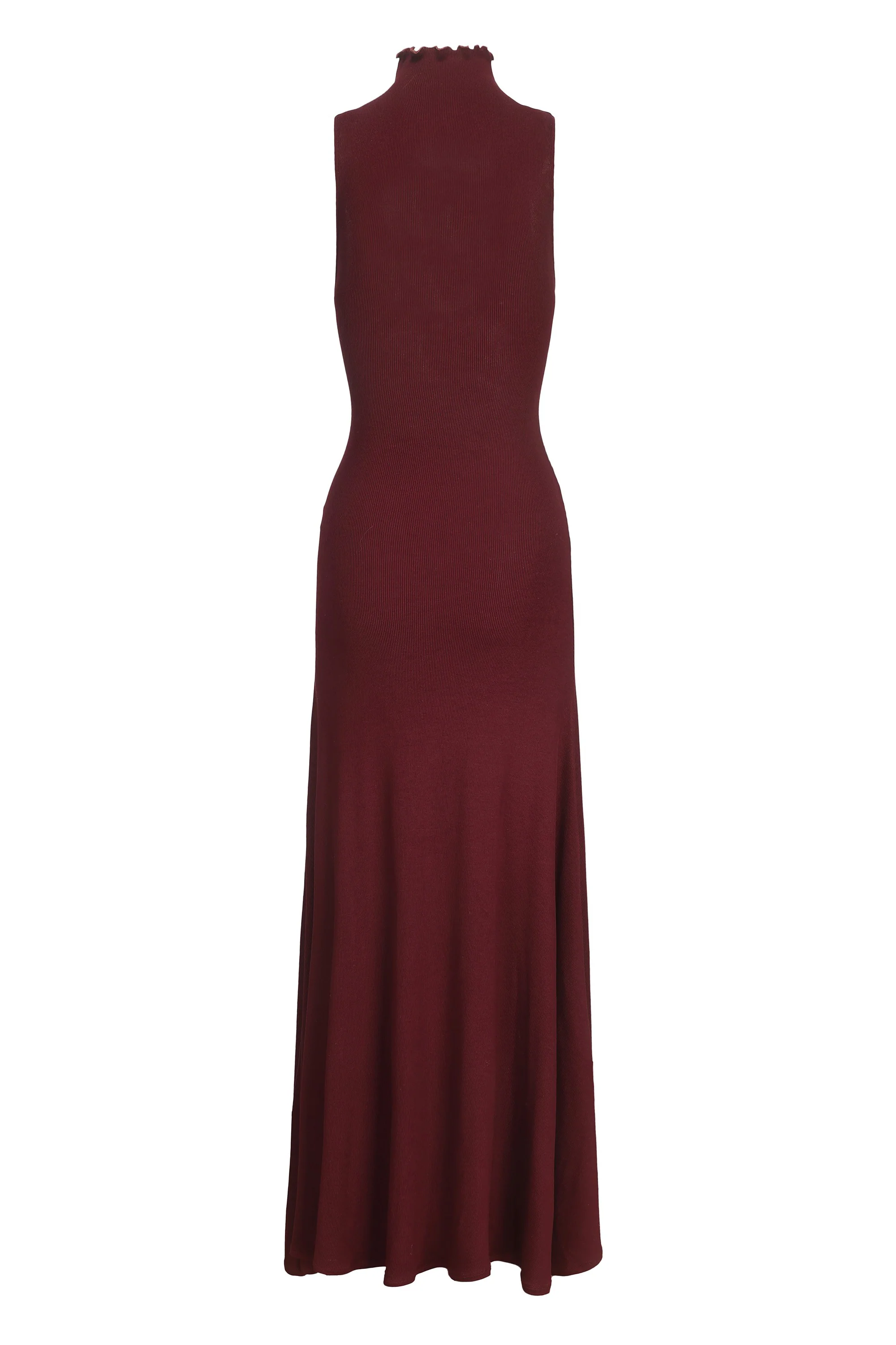 Peng Tai 24 Autumn and Winter Printed Hollow Lace Maxi Dress PT-PTW24C06-2-JIUHONG - Image 2