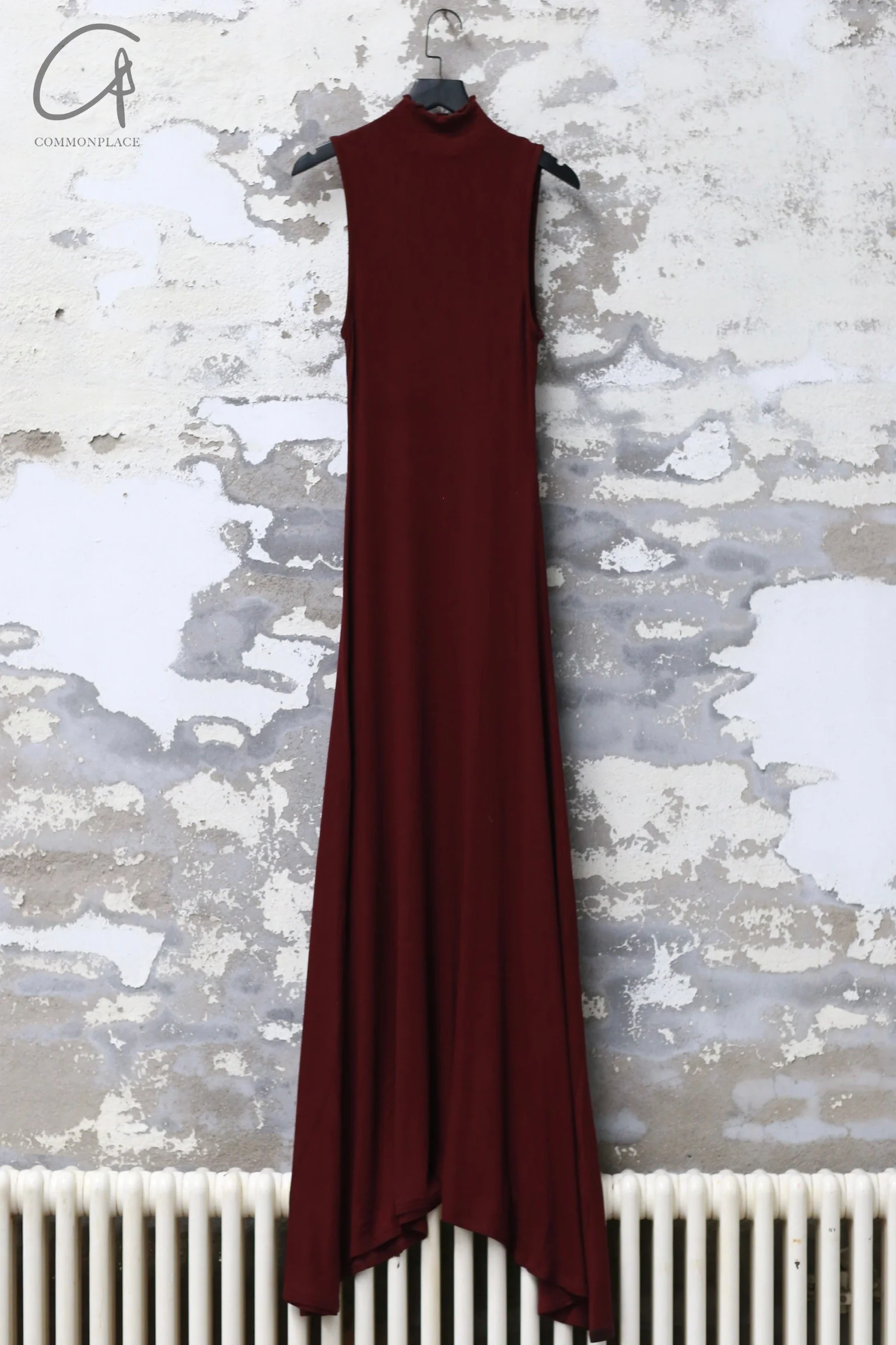 Peng Tai 24 Autumn and Winter Printed Hollow Lace Maxi Dress PT-PTW24C06-2-JIUHONG - Image 6